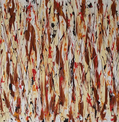 Abstract Modern ACRYLIC on CANVAS by M.Y. by Max Yaskin