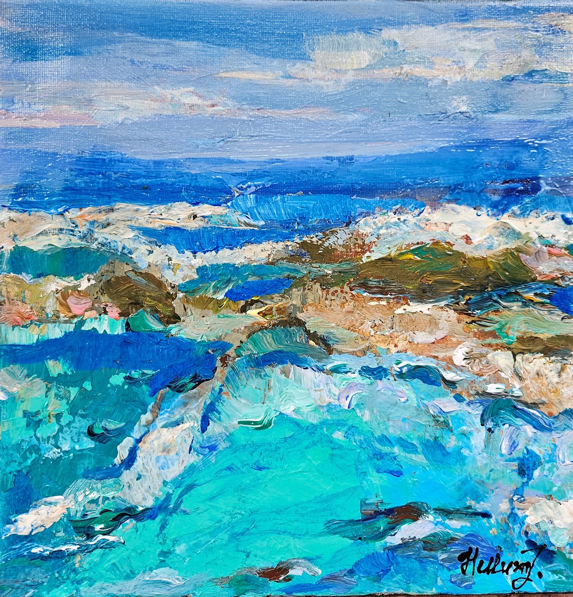 Tides Of Light By Tatiana Hellum, 12 X 12, Artwork For Sale On Artfinder