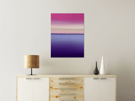 Colorful seascape painting