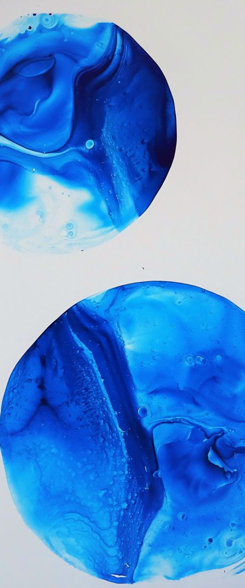 Shades of Prussian Blue by Wioletta Gancarz