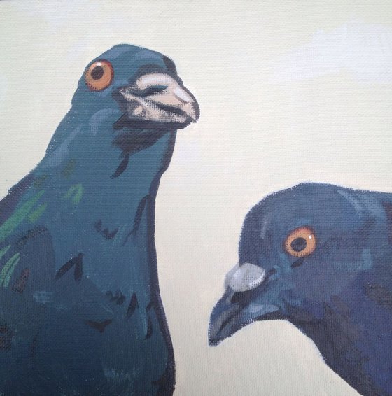 Two Pigeons