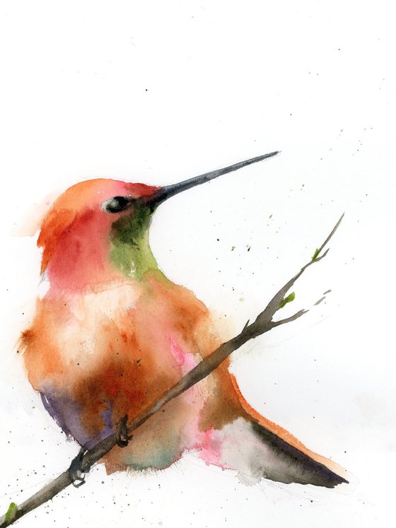 Hummingbird Diptych