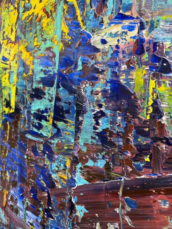 City in reflections