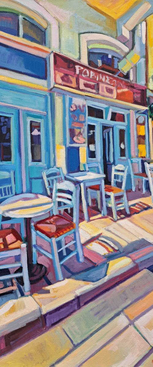 Greek cafe by Maja Đokić Mihajlović