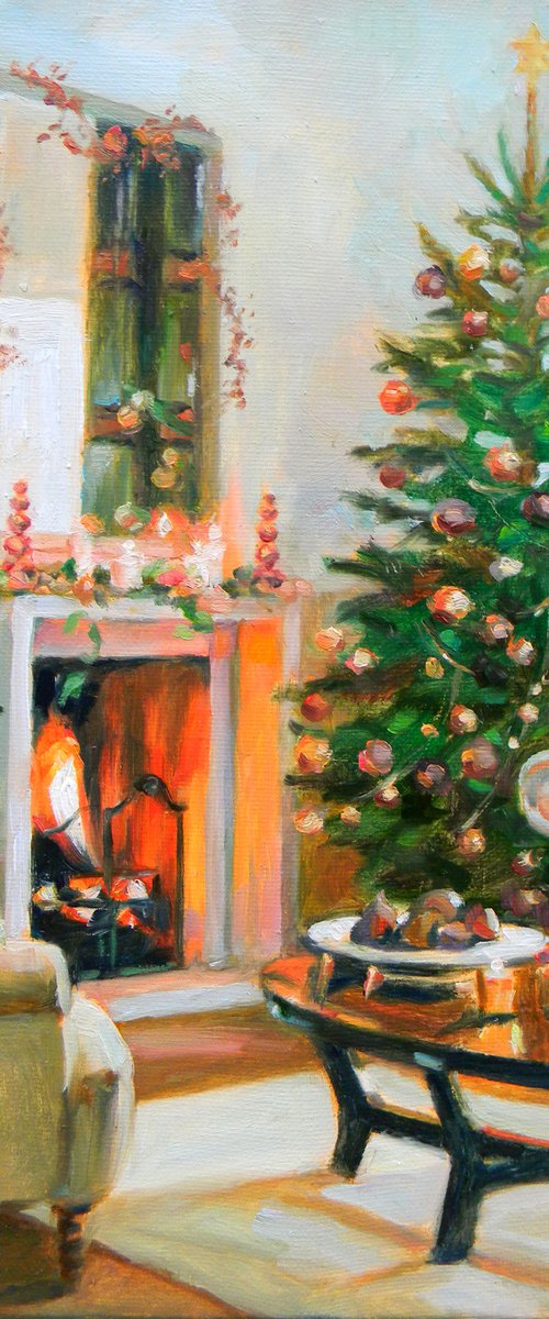 Christmas interior2 by Liudmyla Chemodanova