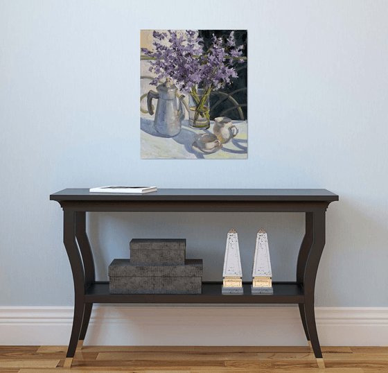 Lavender Morning Still Life