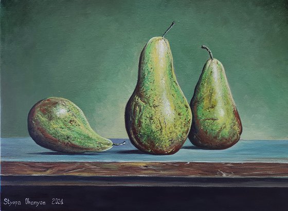 Three Pears in Harmony