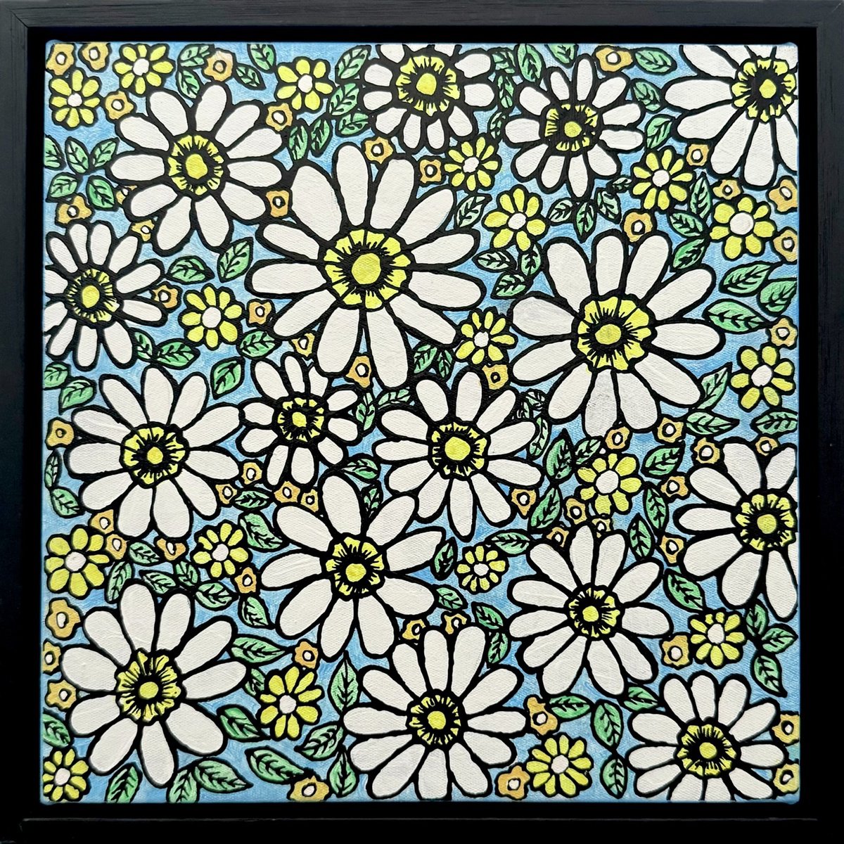 Abstract Landscape Acrylic Painting By Carol Zsolt, 11 X 11, Inspiration 6707 - Cz24048, Original Artwork