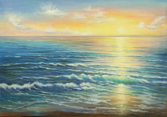 Turquoise wave