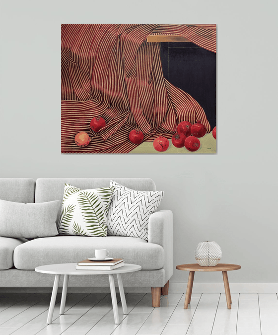 A love of pomegranates and silk