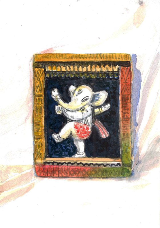 Dancing Ganesha - a figurine
