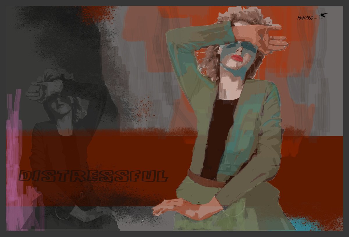 Organic Abstract Painting By Joe Mcharg, 59 X 38, Distressful, Original Artwork