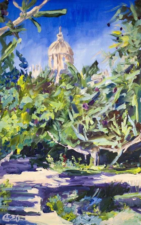 Secret garden in Salamanca