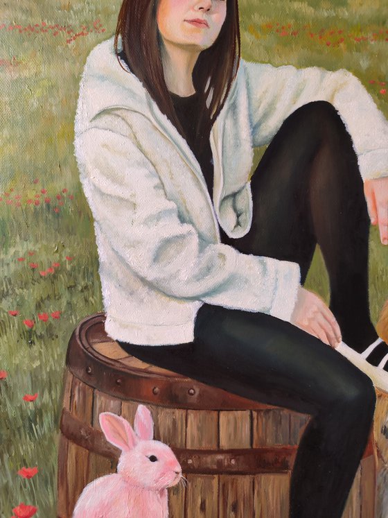 Cheerful allegory of an old company