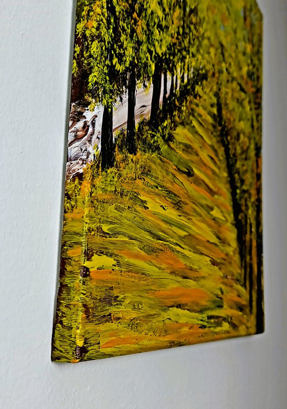 Yellow Prater in Vienna Austria