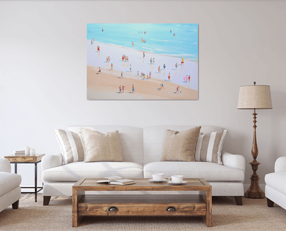 Sunny beach day (framed)