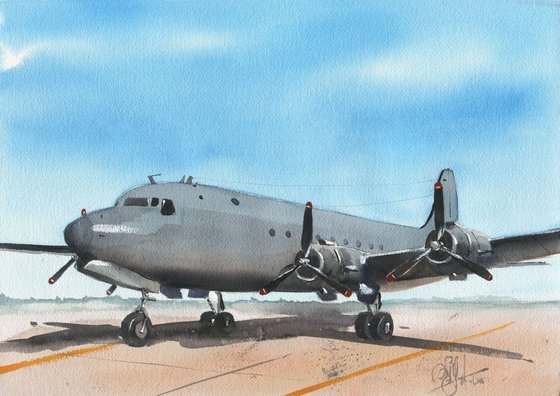 Airplane Douglas DC-4