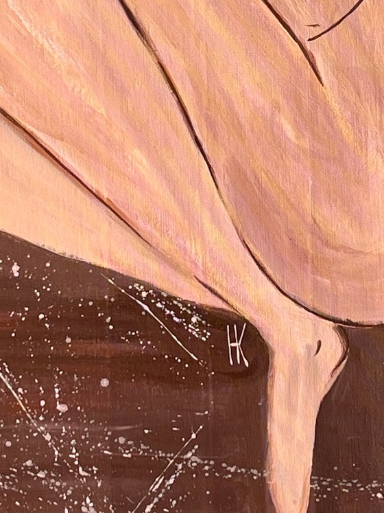 Woman Nude Original Painting