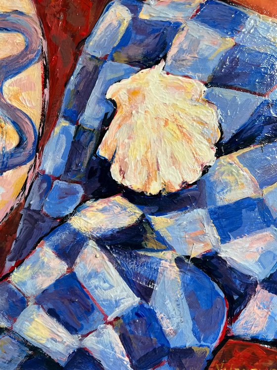 Shrimp, lemon and Oyster