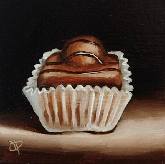 Little chocolate fancie cake still life