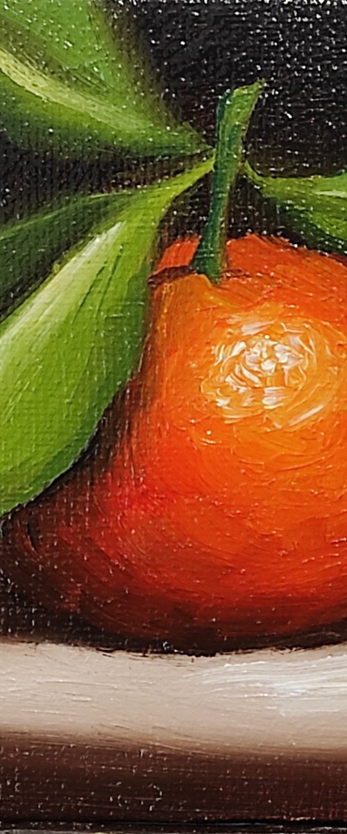 Little Clementine still life by Jane Palmer Art