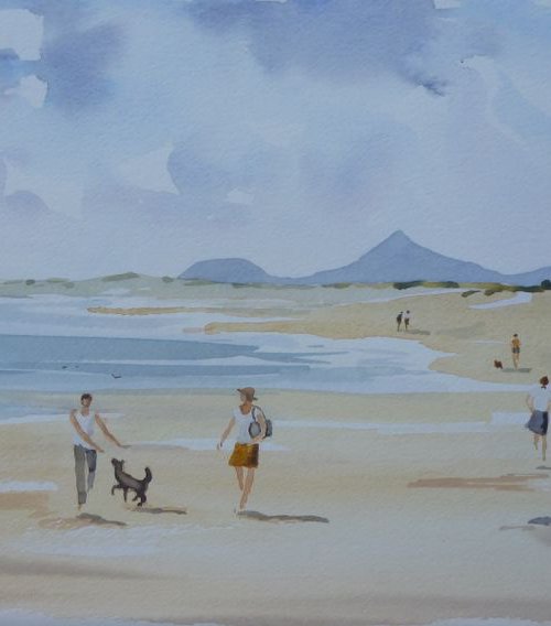Portmarnock Beach by Maire Flanagan