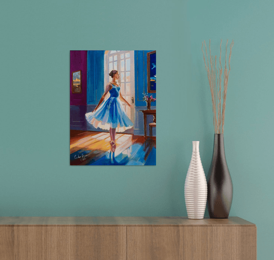 Ballerina in Blue