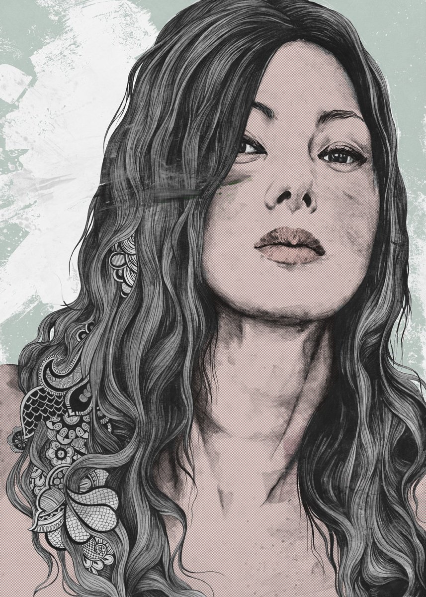 Urban And Pop Portrait Giclee Print By Marco Paludet, 14 X 20", Untitled #91020 Pop Art, Original Artwork