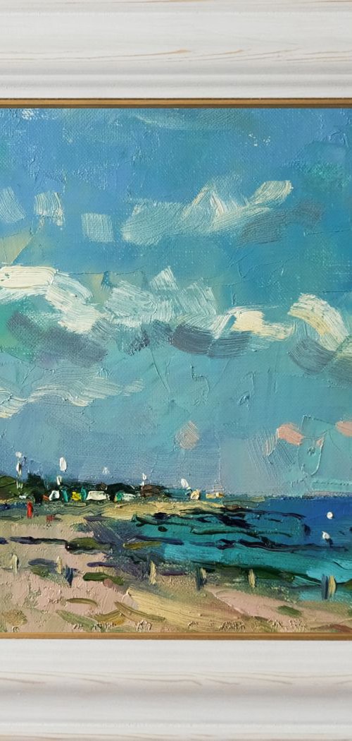 October on the Beach at Littlehampton by Andre Pallat