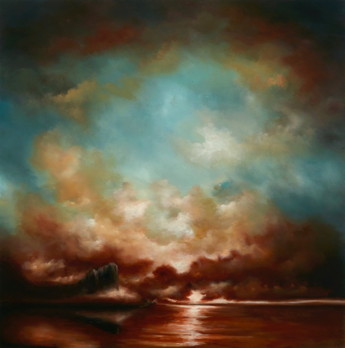 Neist Point Sunset, Skye By Rolf Marriott, 29 X 29, Artwork For Sale On Artfinder