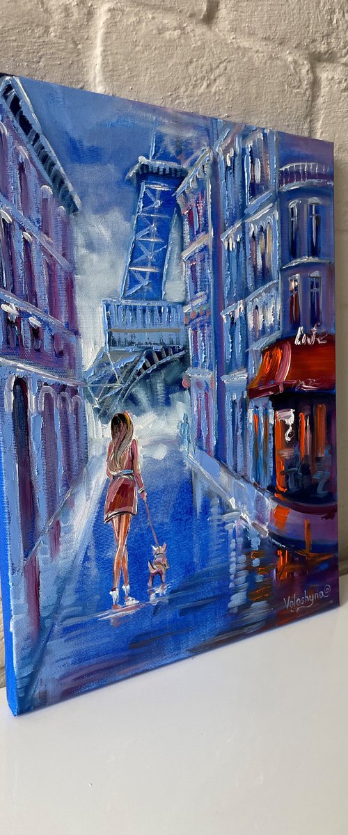 Walking in Paris by Mary Voloshyna