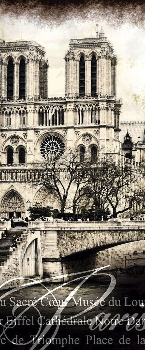 Notre Dame/XL original artwork by Javier Diaz