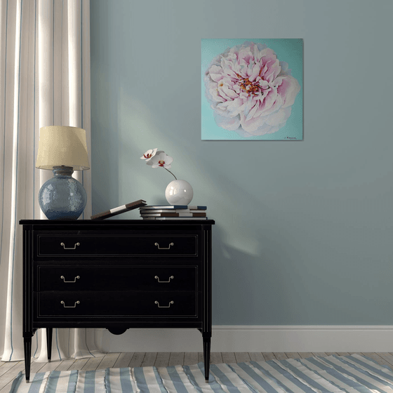 Peonies, Large painting Peony