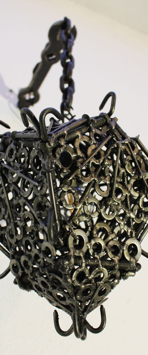 Iron street lamp by Jonathan Pradillon