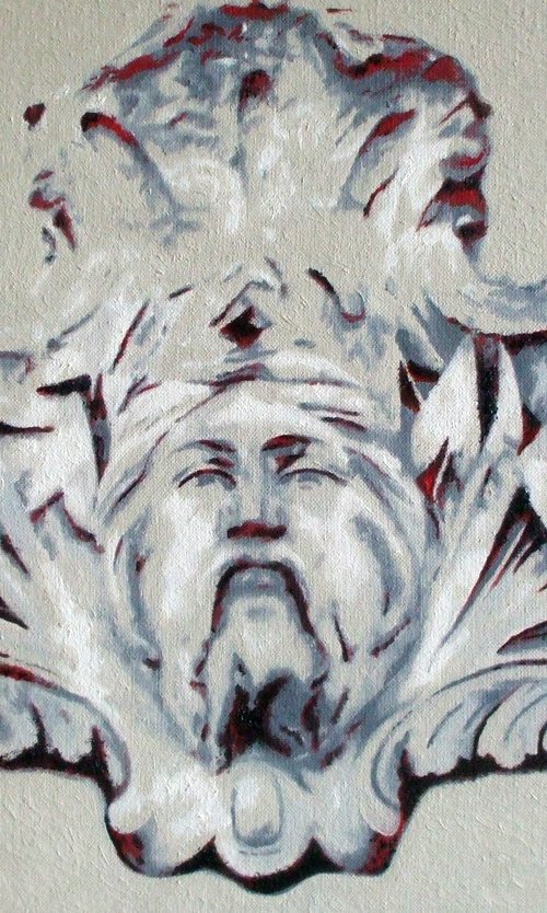 Neptune's mask by Mercédès Soret