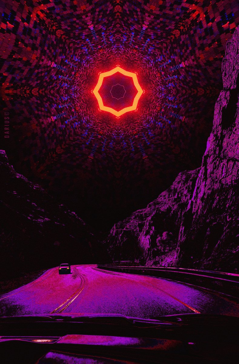 Surrealistic Giclee Print , Road Trippin