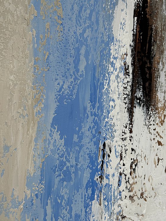 Blue Structural Passage Diptych set
