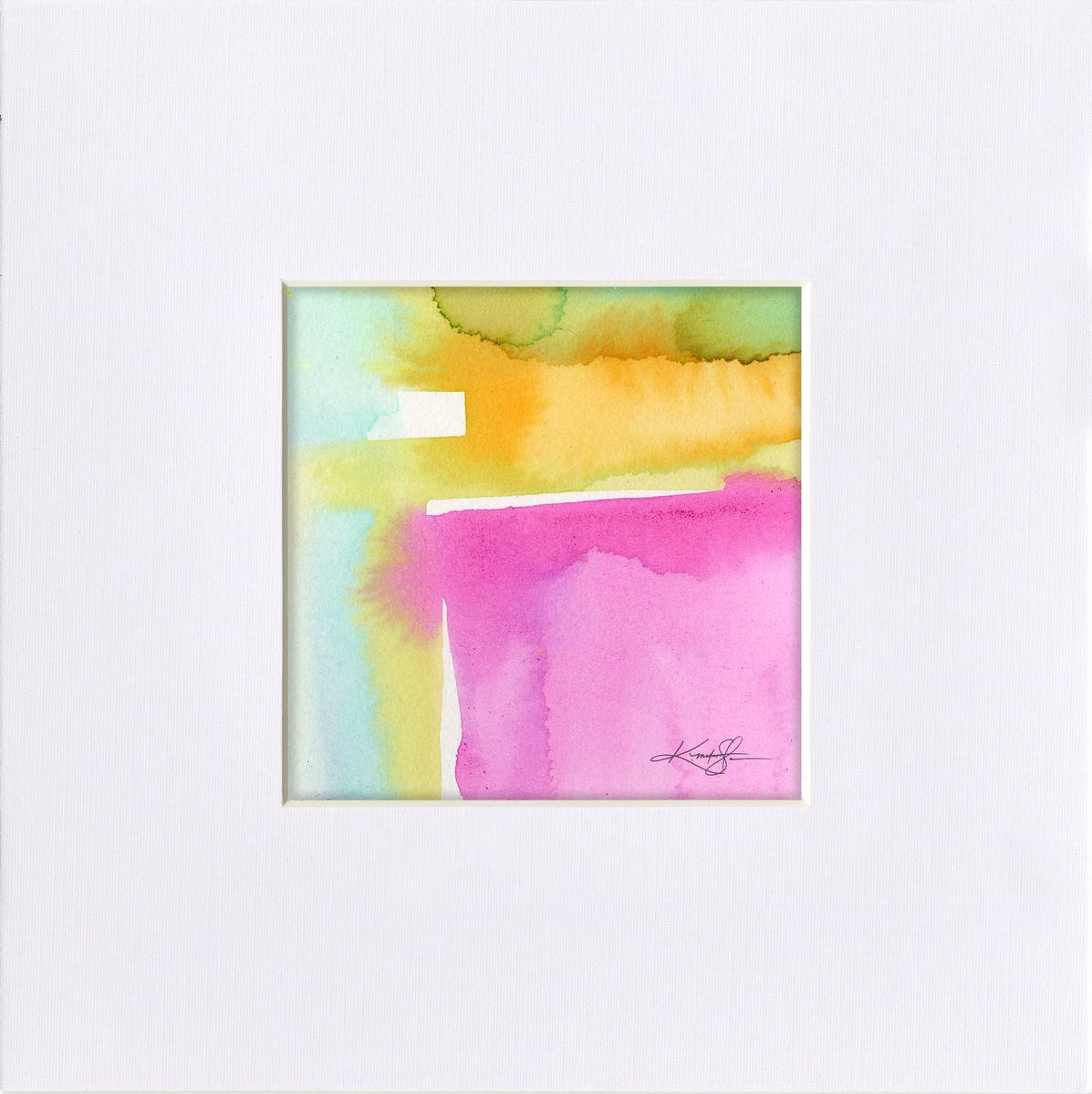 Watercolor Abstract 16 - Abstract painting by Kathy Morton Stanion by Kathy Morton Stanion