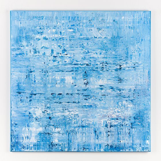 Blue abstract painting BH466