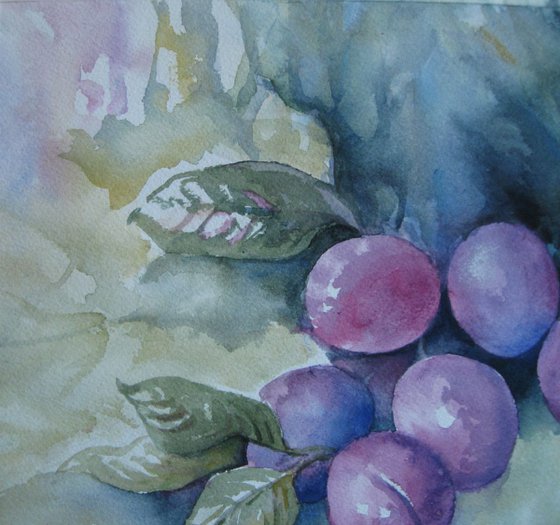 Purple plums