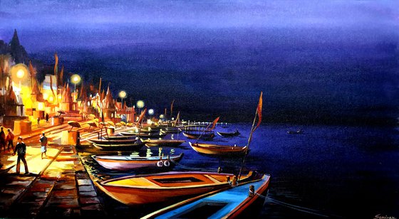 Night Varanasi Ghats