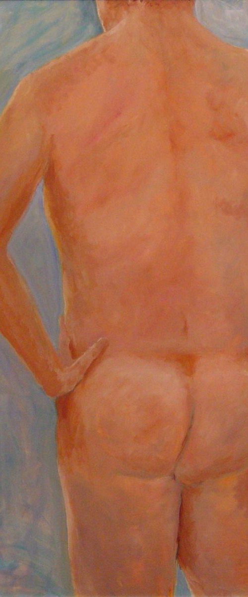 Torso of Nude Man by Leon Sarantos