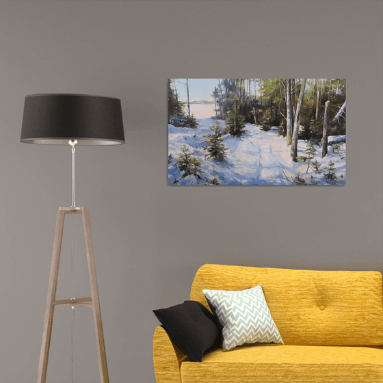 The path to the frozen lake