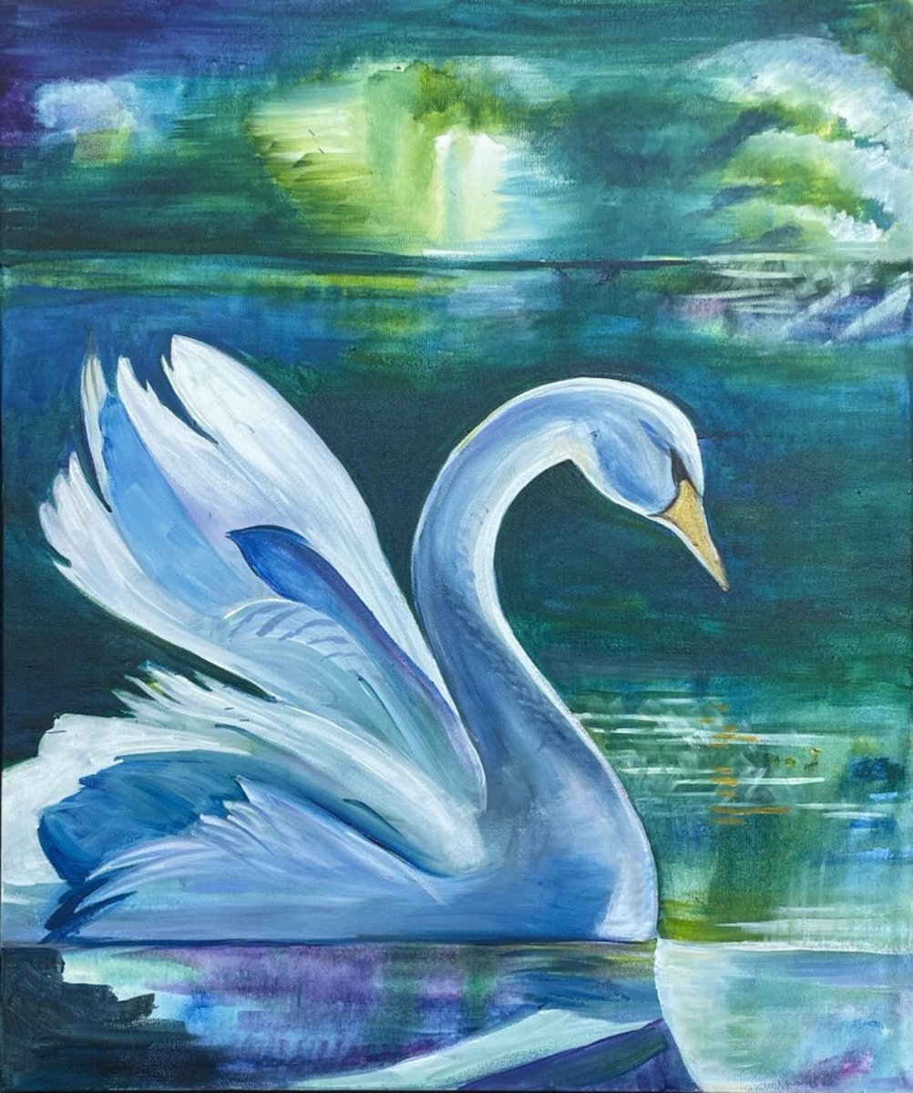 One Swan by Eliry Arts