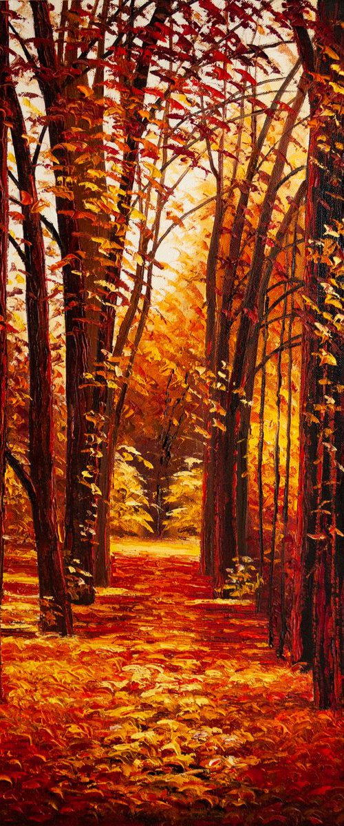Autumn landscape by Aleksandr Neliubin
