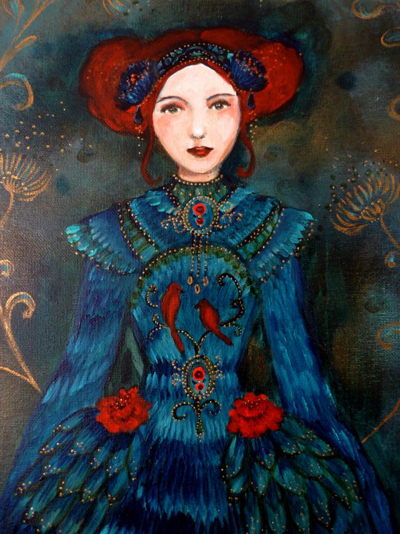 Lady bird 30x40cm .