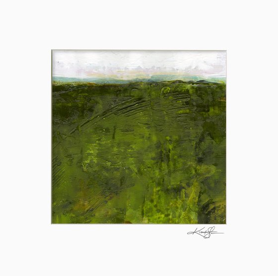 Dream Land 41 - Textural Landscape Painting by Kathy Morton Stanion