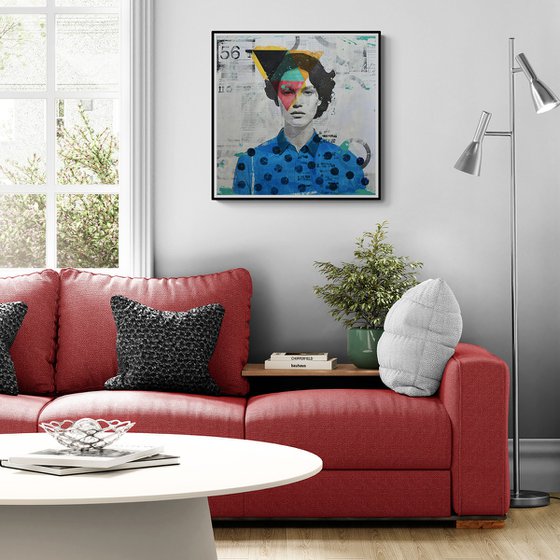343_Geometric portrait
