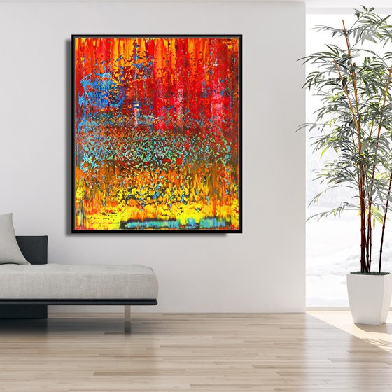 HOT  REACTION, XL, framed