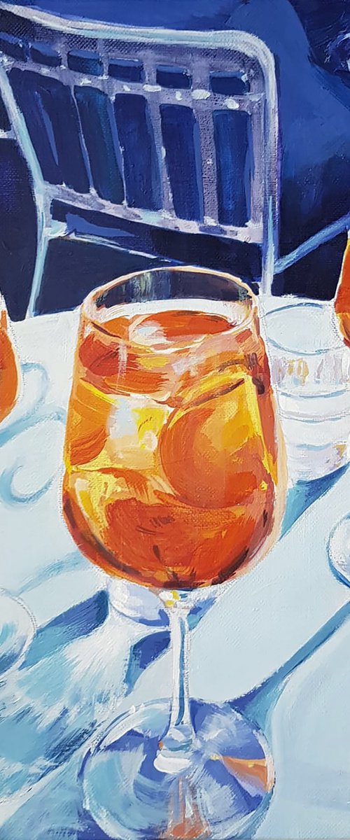 Apéro, Le Raymond Painting by Daria Startseva